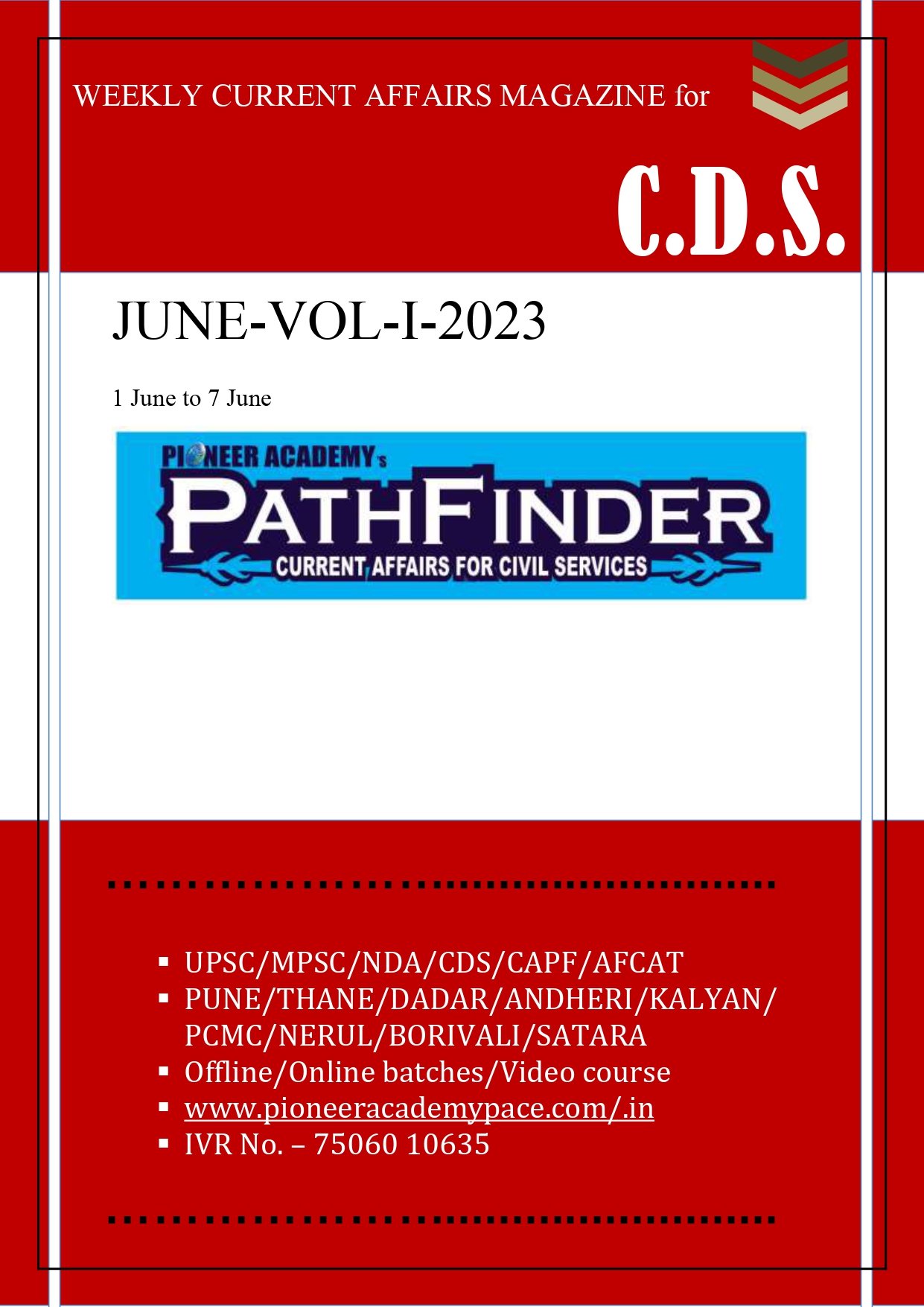 CDS-JUNE-VOL I- 2023